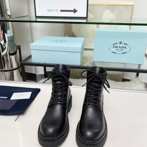 Replica Prada Boots For Women #1357508 $105.00 USD for Wholesale