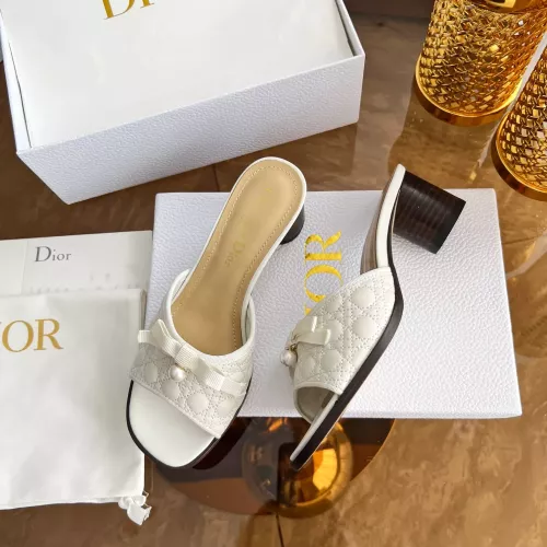 Replica Christian Dior Slippers For Women #1357545 $92.00 USD for Wholesale