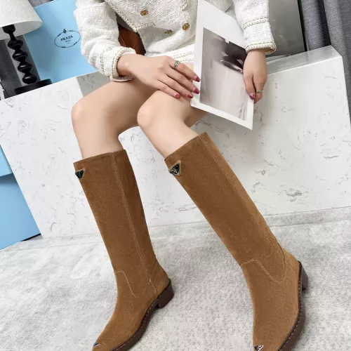 Replica Prada Boots For Women #1357557 $135.00 USD for Wholesale