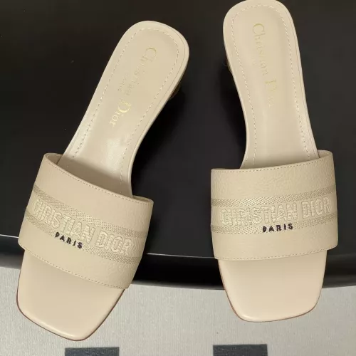 Replica Christian Dior Slippers For Women #1357570 $82.00 USD for Wholesale