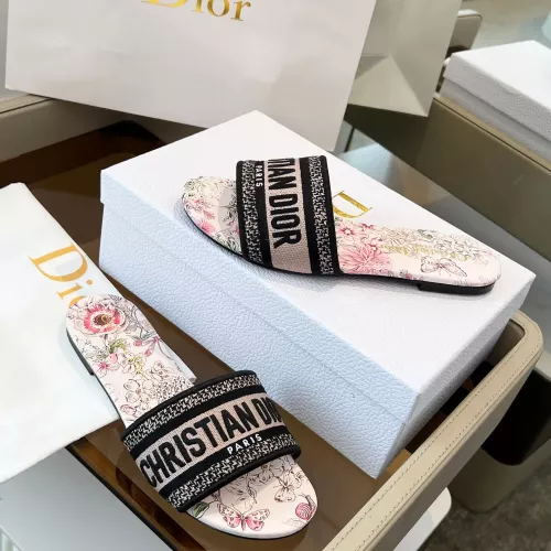 Replica Christian Dior Slippers For Women #1357577 $72.00 USD for Wholesale