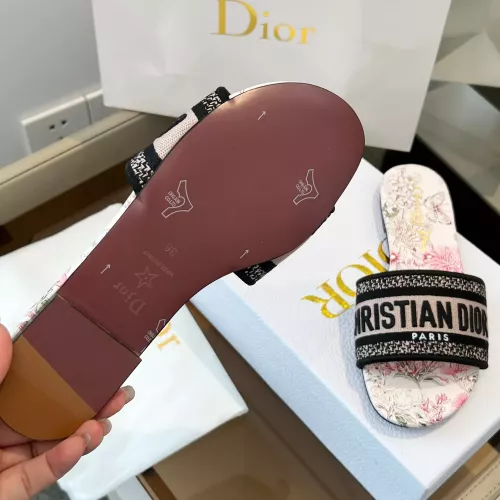 Replica Christian Dior Slippers For Women #1357577 $72.00 USD for Wholesale