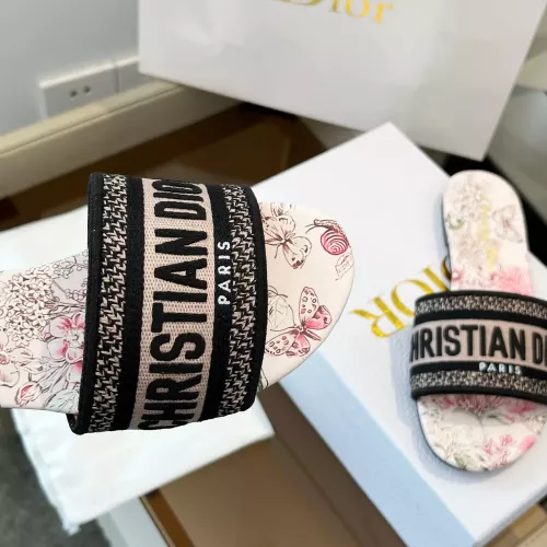 Replica Christian Dior Slippers For Women #1357577 $72.00 USD for Wholesale
