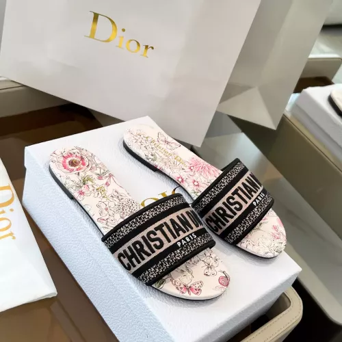 Replica Christian Dior Slippers For Women #1357577 $72.00 USD for Wholesale