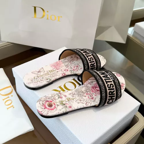 Replica Christian Dior Slippers For Women #1357577 $72.00 USD for Wholesale