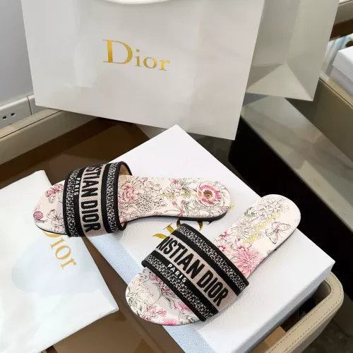 Replica Christian Dior Slippers For Women #1357577 $72.00 USD for Wholesale