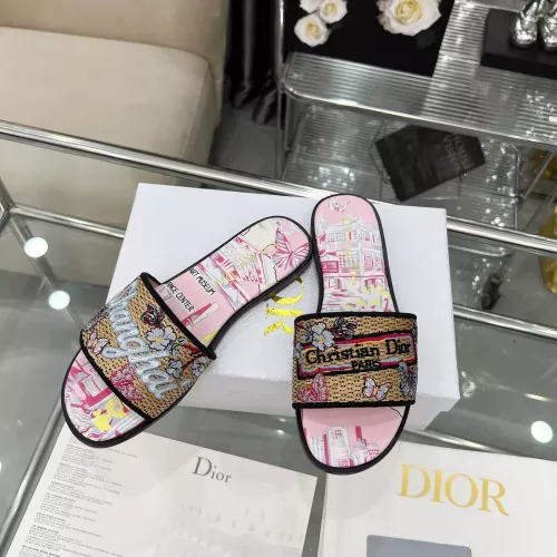 Replica Christian Dior Slippers For Women #1357583 $85.00 USD for Wholesale