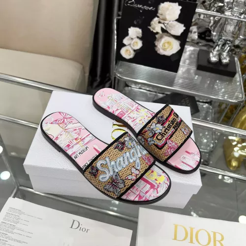 Replica Christian Dior Slippers For Women #1357583 $85.00 USD for Wholesale
