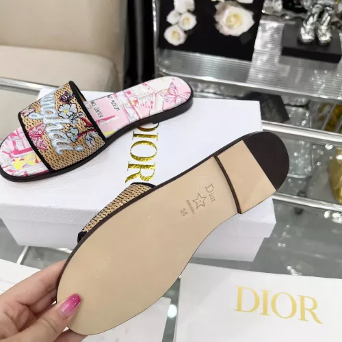 Replica Christian Dior Slippers For Women #1357583 $85.00 USD for Wholesale