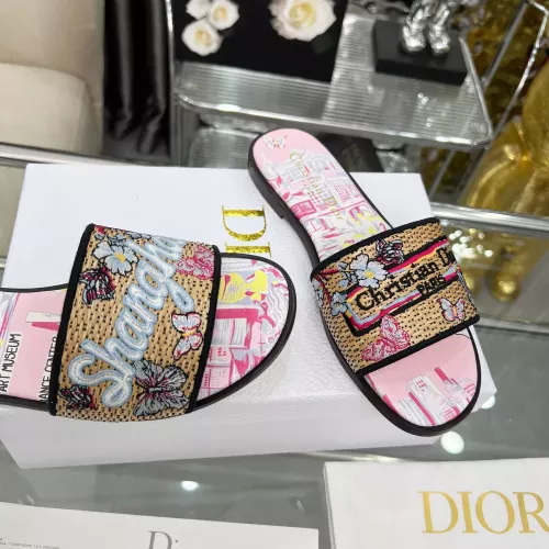 Replica Christian Dior Slippers For Women #1357583 $85.00 USD for Wholesale