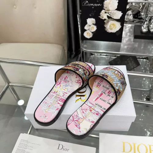 Replica Christian Dior Slippers For Women #1357583 $85.00 USD for Wholesale