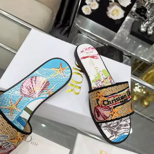 Replica Christian Dior Slippers For Women #1357584 $85.00 USD for Wholesale