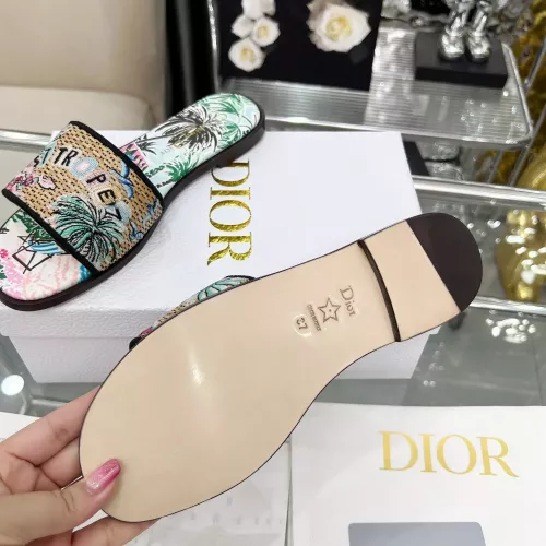 Replica Christian Dior Slippers For Women #1357586 $85.00 USD for Wholesale