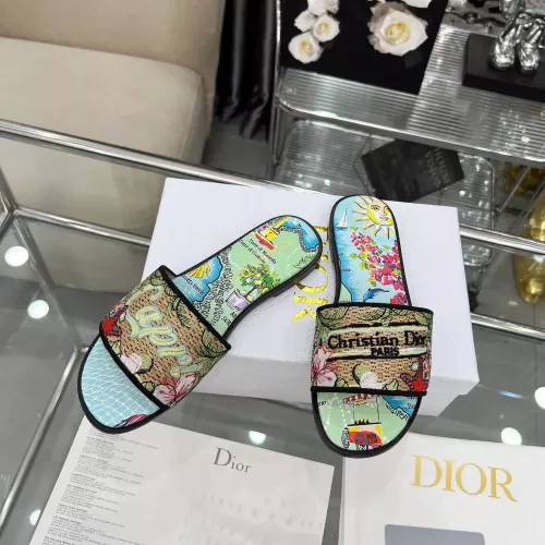 Replica Christian Dior Slippers For Women #1357587 $85.00 USD for Wholesale