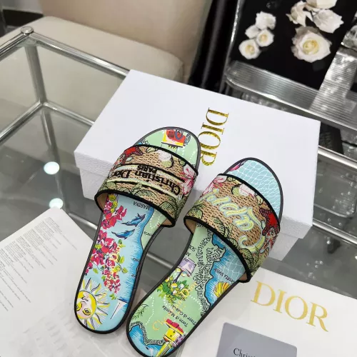 Replica Christian Dior Slippers For Women #1357587 $85.00 USD for Wholesale