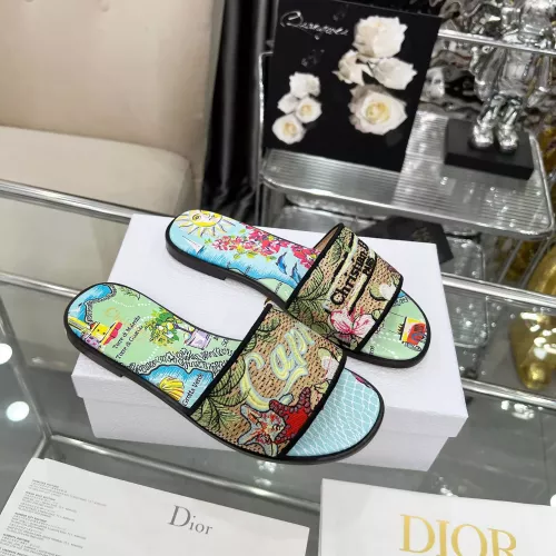 Replica Christian Dior Slippers For Women #1357587 $85.00 USD for Wholesale