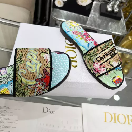 Replica Christian Dior Slippers For Women #1357587 $85.00 USD for Wholesale