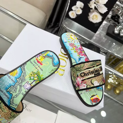 Replica Christian Dior Slippers For Women #1357587 $85.00 USD for Wholesale