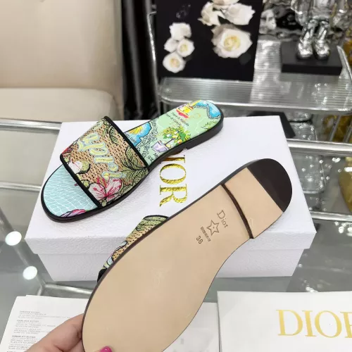 Replica Christian Dior Slippers For Women #1357587 $85.00 USD for Wholesale