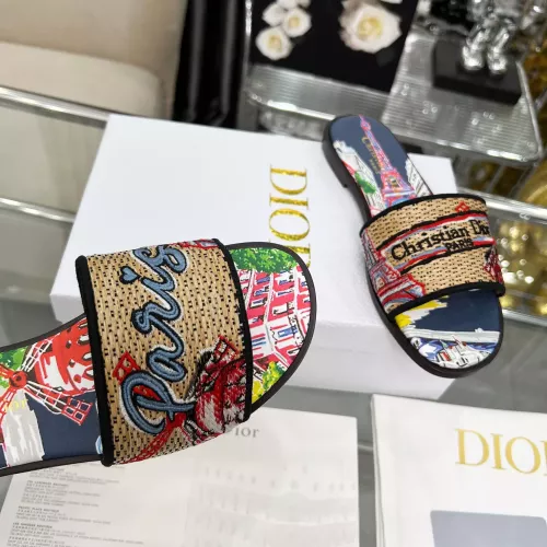 Replica Christian Dior Slippers For Women #1357588 $85.00 USD for Wholesale