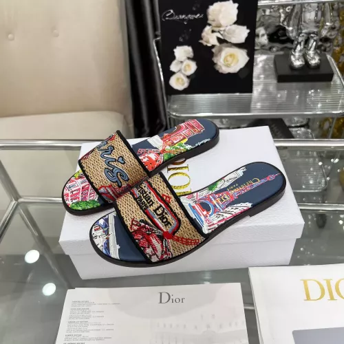 Replica Christian Dior Slippers For Women #1357588 $85.00 USD for Wholesale