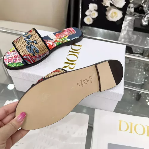 Replica Christian Dior Slippers For Women #1357588 $85.00 USD for Wholesale