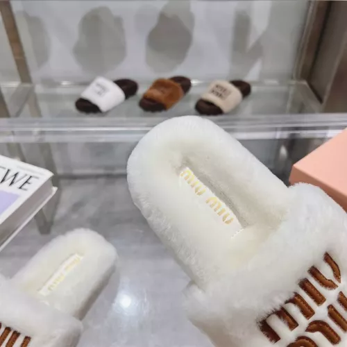 Replica MIU MIU Slippers For Women #1357589 $92.00 USD for Wholesale