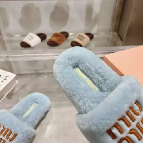 Replica MIU MIU Slippers For Women #1357592 $92.00 USD for Wholesale
