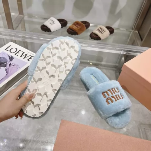 Replica MIU MIU Slippers For Women #1357592 $92.00 USD for Wholesale