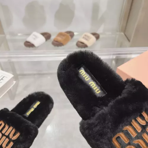 Replica MIU MIU Slippers For Women #1357593 $92.00 USD for Wholesale