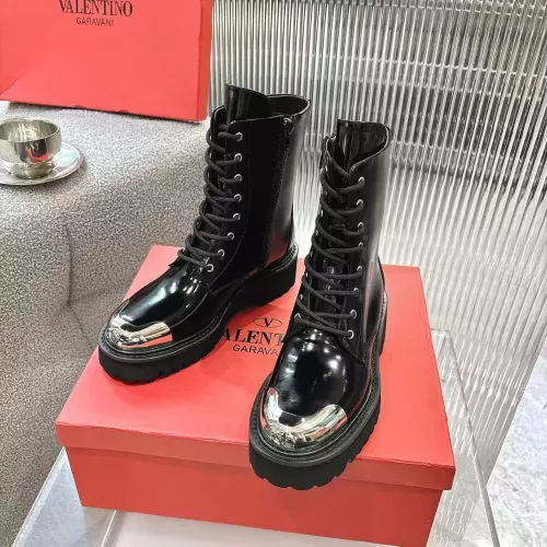 Replica Valentino Boots For Women #1357599 $115.00 USD for Wholesale