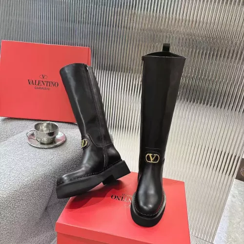 Replica Valentino Boots For Women #1357603 $140.00 USD for Wholesale