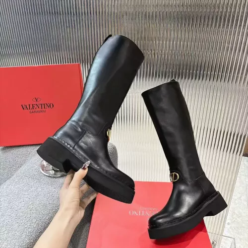 Replica Valentino Boots For Women #1357603 $140.00 USD for Wholesale