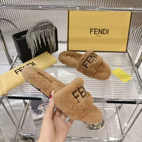 Replica Fendi Slippers For Women #1357608 $92.00 USD for Wholesale