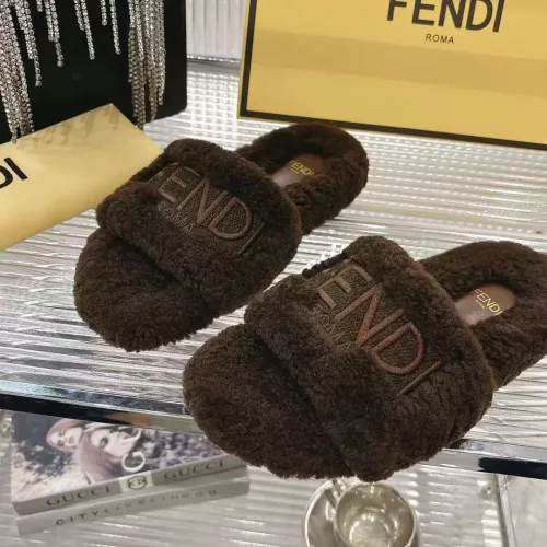 Replica Fendi Slippers For Women #1357609 $92.00 USD for Wholesale