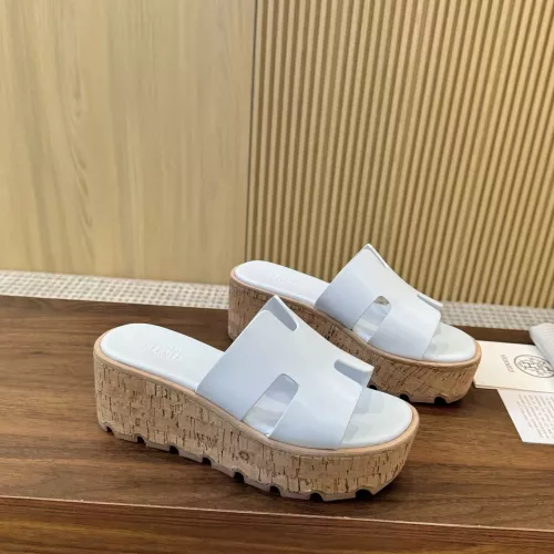 Replica Hermes Slippers For Women #1357611 $82.00 USD for Wholesale