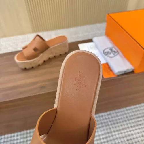Replica Hermes Slippers For Women #1357612 $82.00 USD for Wholesale