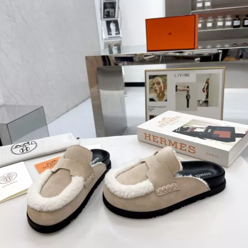 Replica Hermes Slippers For Women #1357614 $92.00 USD for Wholesale