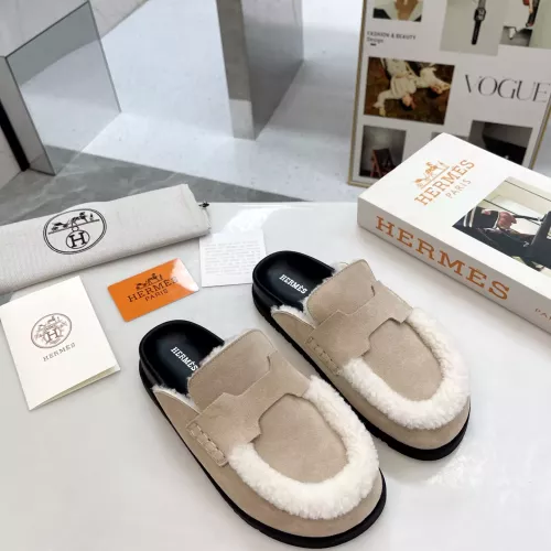 Replica Hermes Slippers For Women #1357614 $92.00 USD for Wholesale