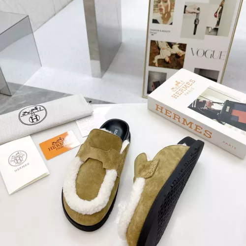 Replica Hermes Slippers For Women #1357615 $92.00 USD for Wholesale