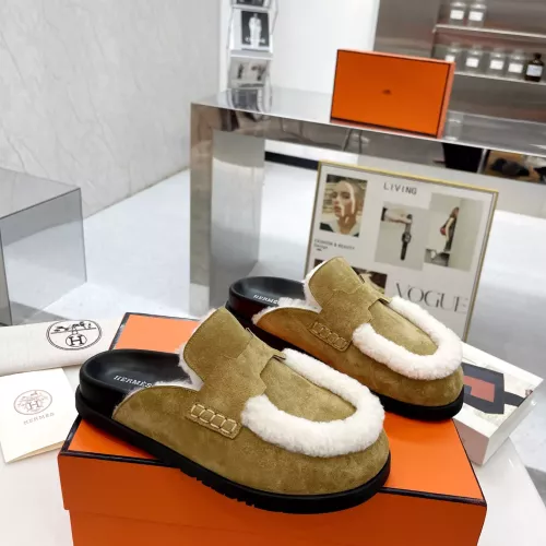 Replica Hermes Slippers For Women #1357615 $92.00 USD for Wholesale