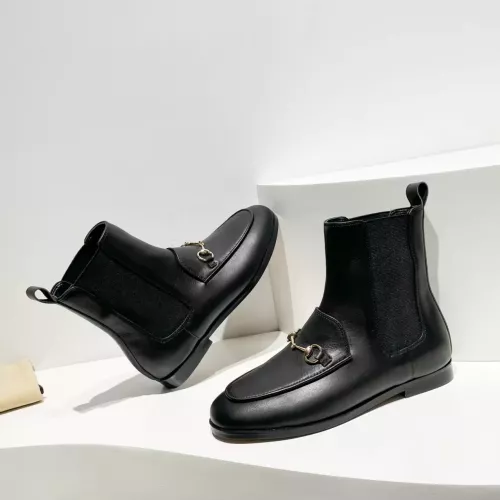 Replica Gucci Boots For Women #1357641 $98.00 USD for Wholesale