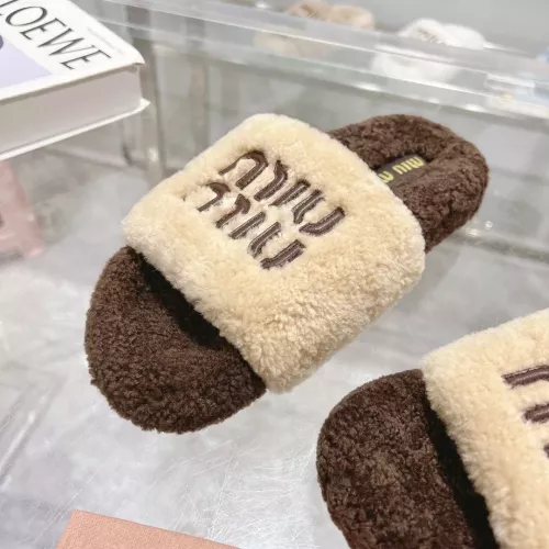 Replica MIU MIU Slippers For Women #1357646 $92.00 USD for Wholesale