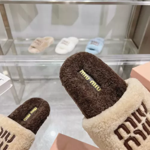 Replica MIU MIU Slippers For Women #1357646 $92.00 USD for Wholesale