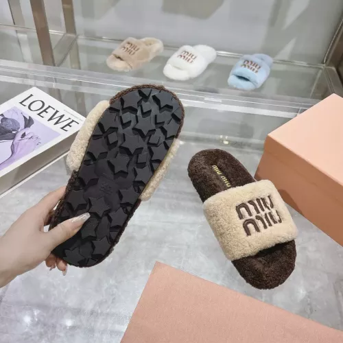 Replica MIU MIU Slippers For Women #1357646 $92.00 USD for Wholesale