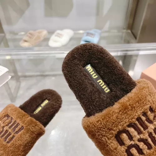 Replica MIU MIU Slippers For Women #1357647 $92.00 USD for Wholesale