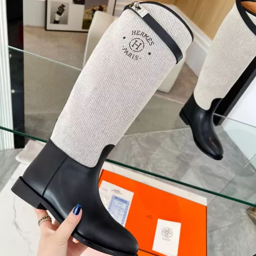 Replica Hermes Boots For Women #1357666 $115.00 USD for Wholesale