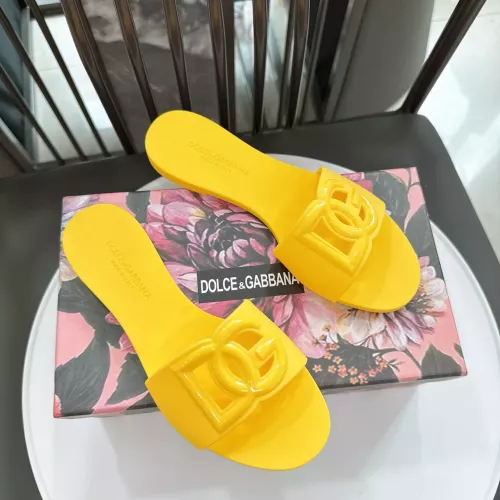 Replica Dolce & Gabbana D&G Slippers For Women #1357685 $48.00 USD for Wholesale