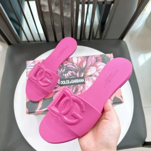 Replica Dolce & Gabbana D&G Slippers For Women #1357686 $48.00 USD for Wholesale