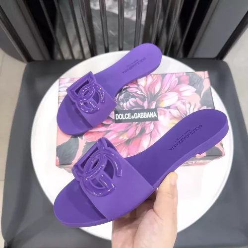 Replica Dolce & Gabbana D&G Slippers For Women #1357688 $48.00 USD for Wholesale